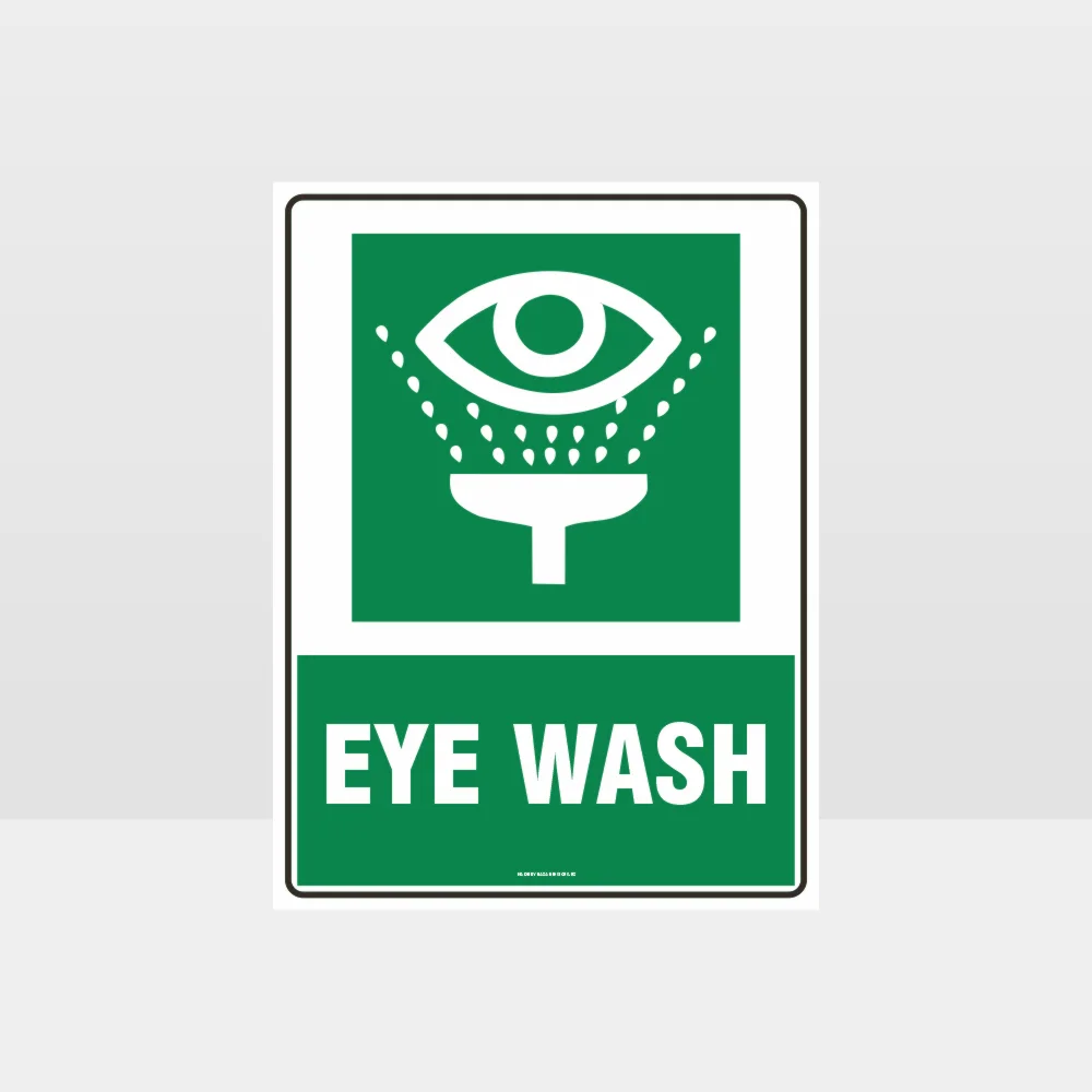 Eye Wash Sign