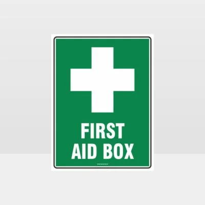 First Aid Box Sign
