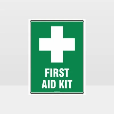 First Aid Kit Sign