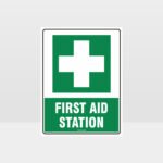 First Aid Station Sign