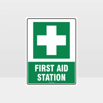 First Aid Station Sign