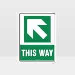 This Way Arrow 01 Sign