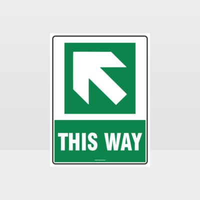 This Way Arrow 01 Sign