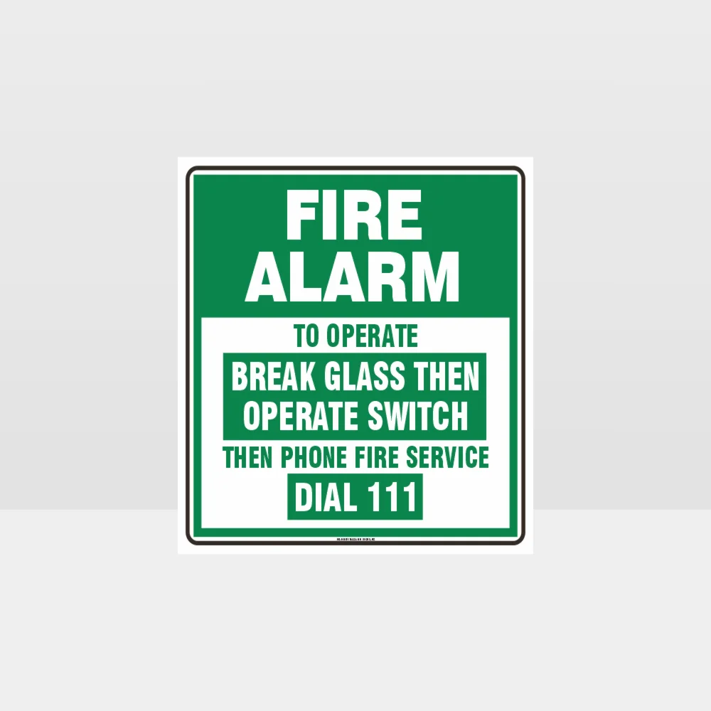 Fire Alarm Sign