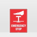 Emergency Stop Sign