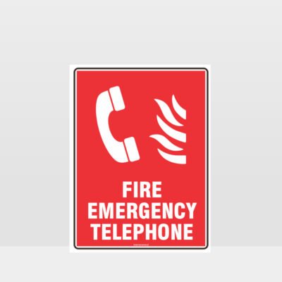 Fire Emergency Telephone Sign