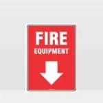 Fire Equipment Sign