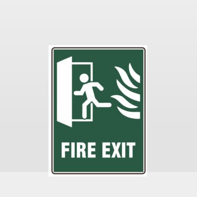 Fire Exit Green Sign