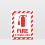 Fire Extinguisher 01 Sign