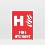 Fire Hydrant Sign