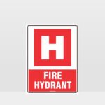 Fire Hydrant Sign
