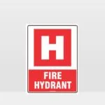 Fire Hydrant Sign