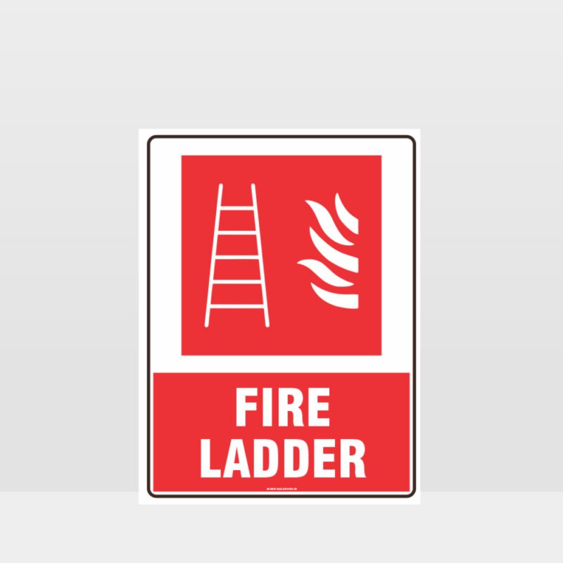 Fire Ladder Sign