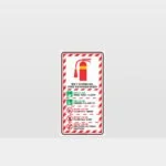 Wet Chemical Fire Extinguisher Sign