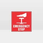 Emergency Button Sign