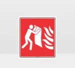 Fire Blanket symbol Sign
