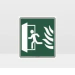 Fire Exit Green Sign