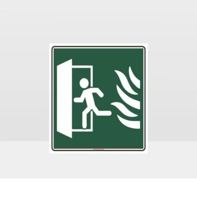 Fire Exit Green Sign