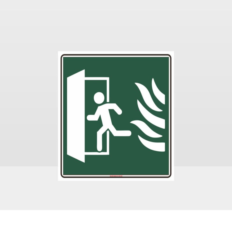 Fire Exit Green Sign