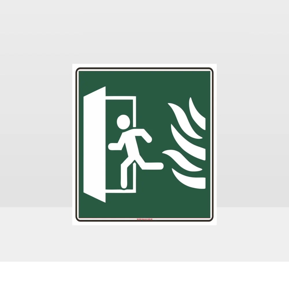 Fire Exit Green Sign