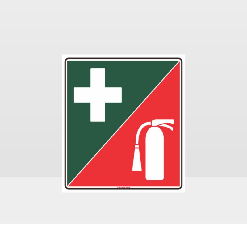 First Aid Fire Extinguisher Sign
