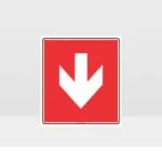 Arrow Down Sign