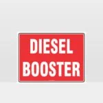 Fire Diesel Booster Sign