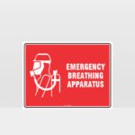 Emergency Breathing Apparatus Sign