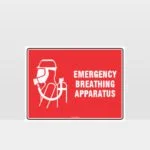 Emergency Breathing Apparatus Sign