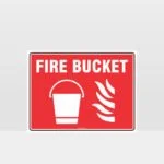 Fire Bucket Sign