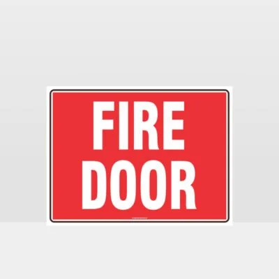 Fire Door Sign