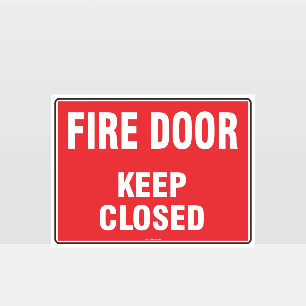 Fire Door Keep Closed Sign