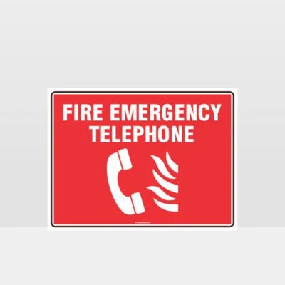 Fire Emergency Telephone Sign