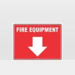 Fire Equipment Sign