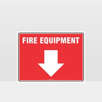 Fire Equipment Sign