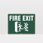 Fire Exit Green Sign