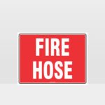 Fire Hose Text Sign