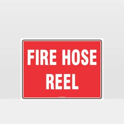 Fire Hose Reel Text Sign