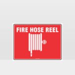 Fire Hose Reel Image Sign