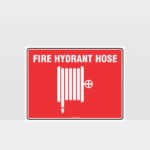 Fire Hydrant Hose Sign