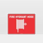 Fire Hydrant Hose Sign