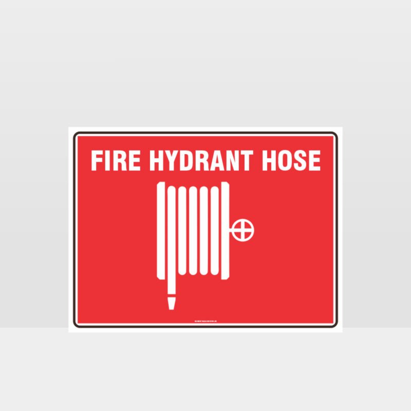 Fire Hydrant Hose Sign