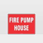 Fire Pump House Sign