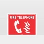 Fire Telephone Sign