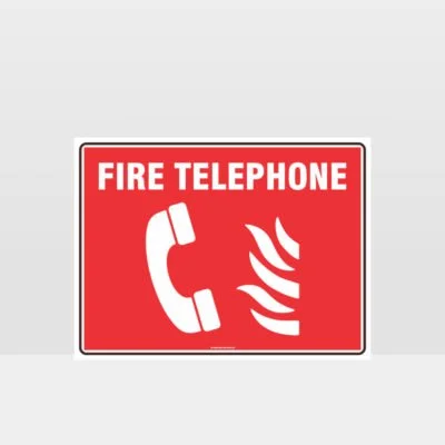 Fire Telephone Sign