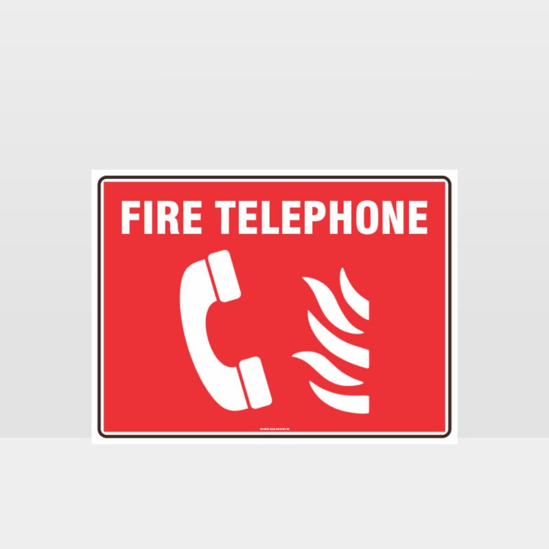 Fire Telephone Sign