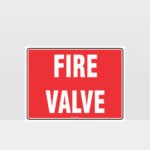 Fire Valve Text Sign