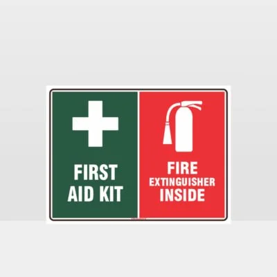 First Aid Fire Extinguisher Sign