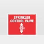 Sprinkler Control Valve Sign