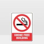 Prohibition Smoke Free Building Sign